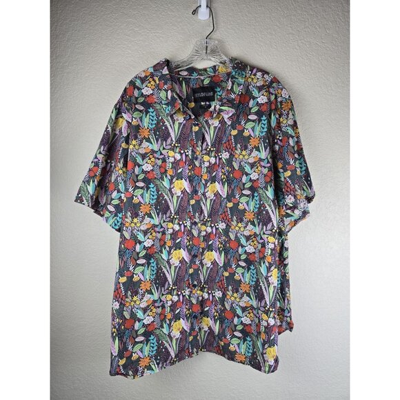 Wildfang The Essential Button-Up In Oasis Multicolor 4x - Picture 1 of 7
